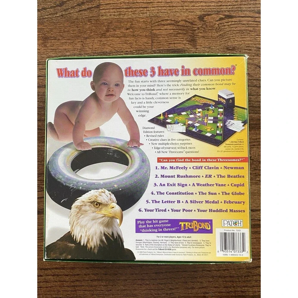 TriBond Diamond Edition Board Game 